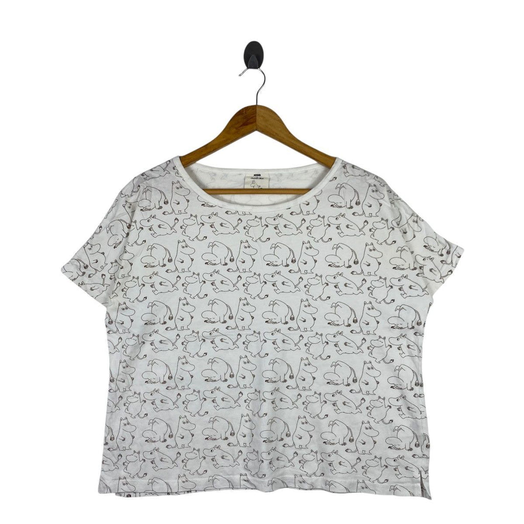 MOOMIN SNUFKIN x SAMANSA MOS2 Collection AOP Tee Shirt top Anime Comic Tove Jansson
