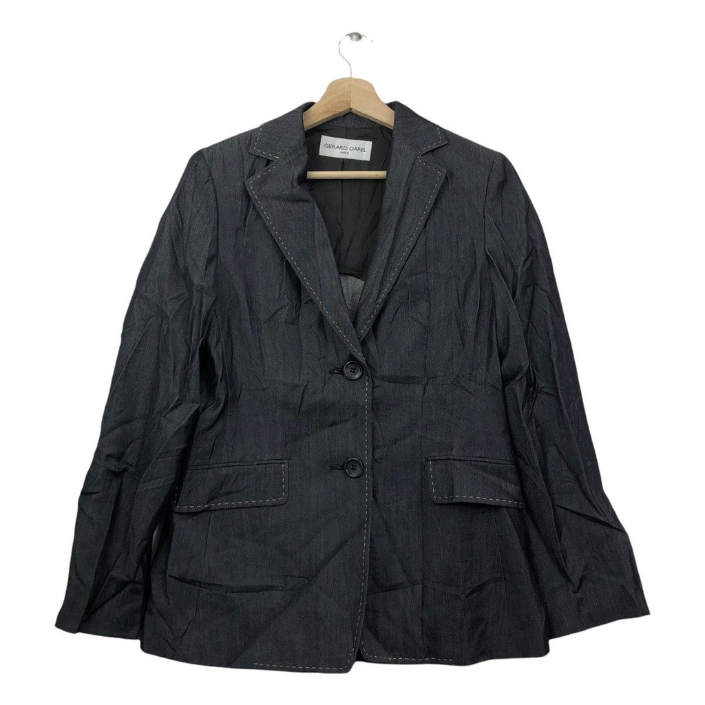 Vintage GERARD DAREL PARIS Collection 2 Button Blazer Suit Coat Formal