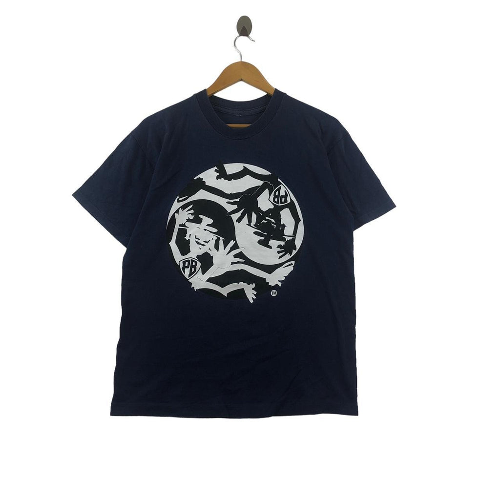 Vintage PB TM SKATBOARD Screaming Hand Tee Shirt Top