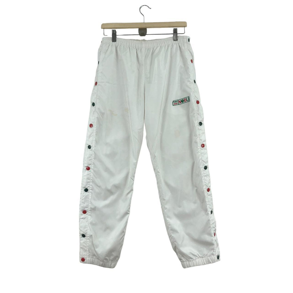 Vintage NOBU TENNIS GOODS Snap Button Sportswear Pant Trouser Bottom