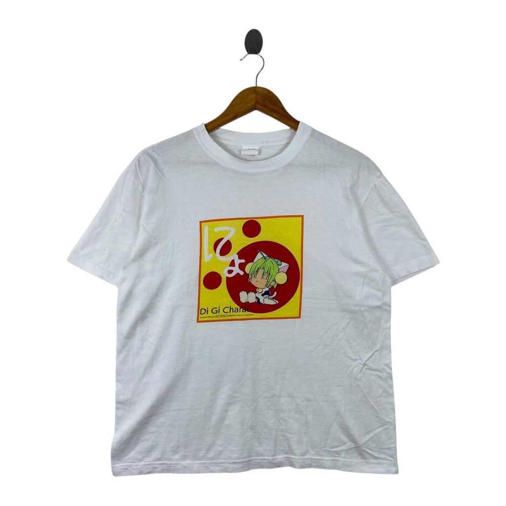 Vintage 2002 DI GI CHARAT ANIME BROCCOLI Games Tee Shirt Top Manga Koge Donbo