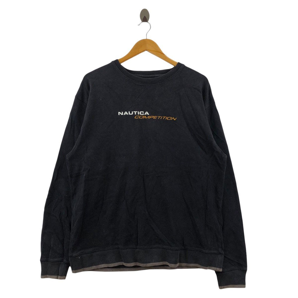 Vintage NAUTICA COMPETITION Center Logo Baggy Sweatshirt Sweater Pullover Jumper