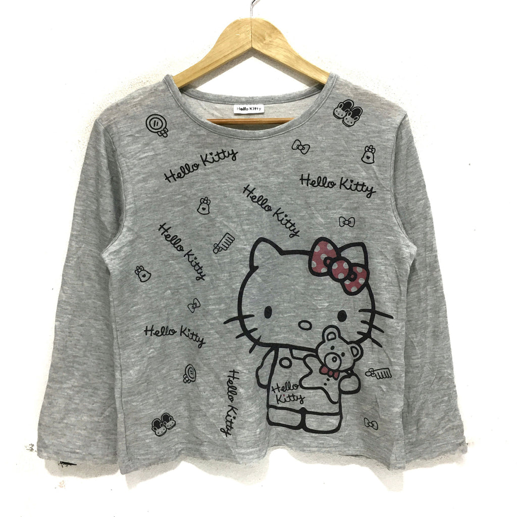 HELLO KITTY SANRIO Cartoon Anime Character Sweatshirt Jumper Sweater