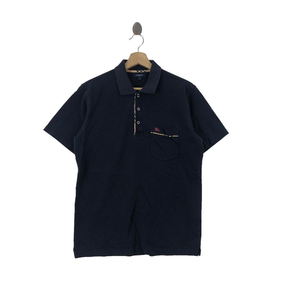 Vintage BURBERRY LONDON Nova Checks Polo Tee Shirt Golf Collar