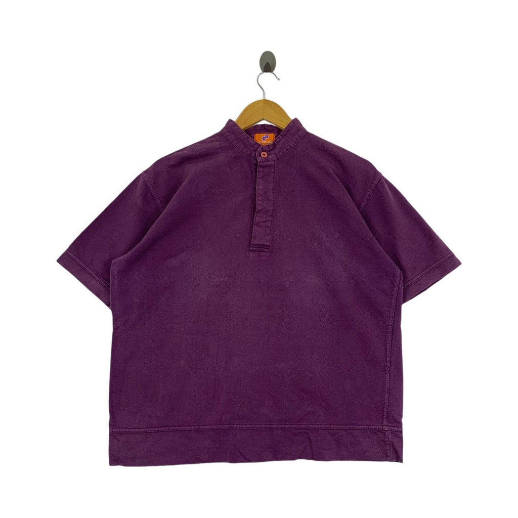 Vintage OCTOPUS ARMY JAPAN Natural Dye Cropped Top Tee Shirt Plain