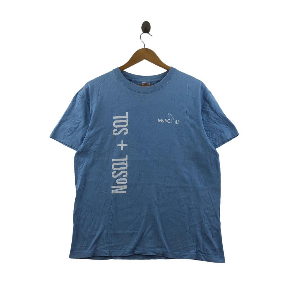 Vintage MY SQL 8.0 Programmer Engineer Tee Shirt Trust Me Nerd Top