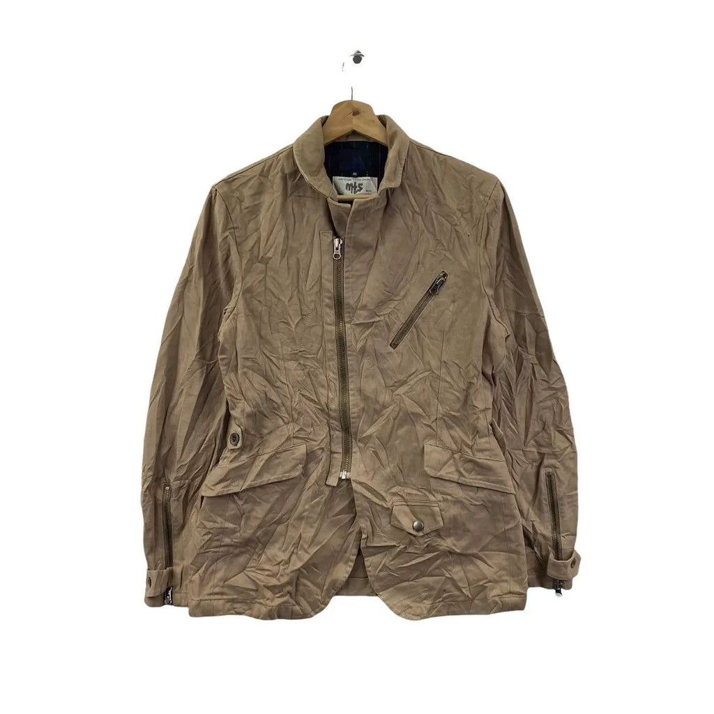 Vintage CUSTOM CULTURE MTS Toscana Spalmati Italy Jacket Cotton Jeans Denim Windbreaker