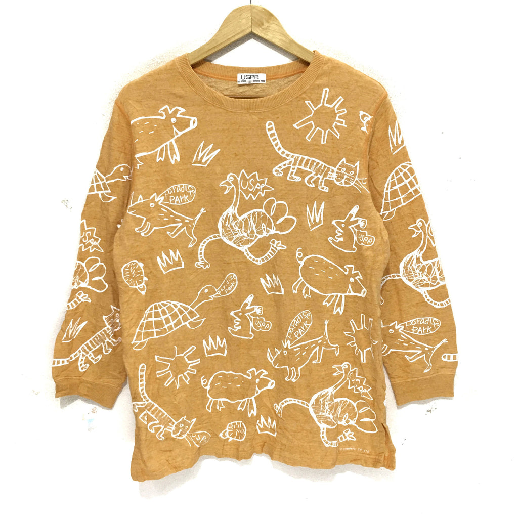 United States Paradise Park Sweatshirt Full Print Animals USPP Pullover Jumper Sweater
