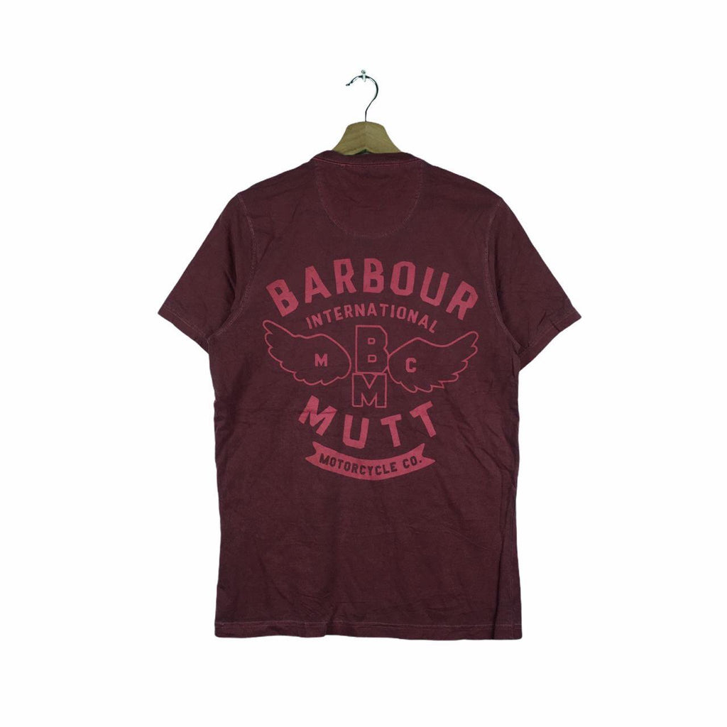 BARBOUR INTERNATIONAL x MUTT MOTORCYCLE Colab Tee Shirt Top
