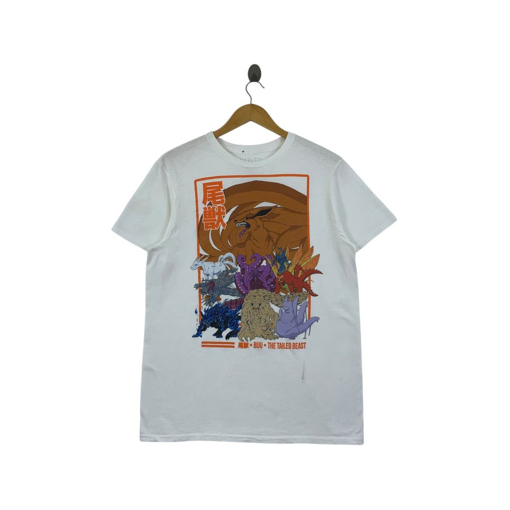 Vintage NARUTO SHIPPUDEN COLLECTION Tailed Beast Tee Shirt Top Masashi Kishimoto
