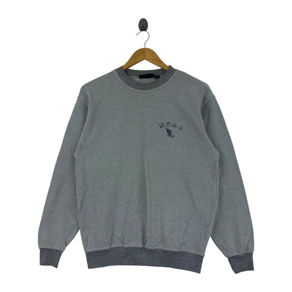 Vintage NYAC NEW YORK Athletic Club Sweatshirt Ringer Top Sweater