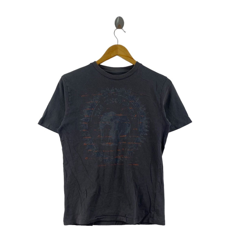 Vintage JIM THOMPSON ELEPHANT Painting Tee Shirt Slim Fit Top