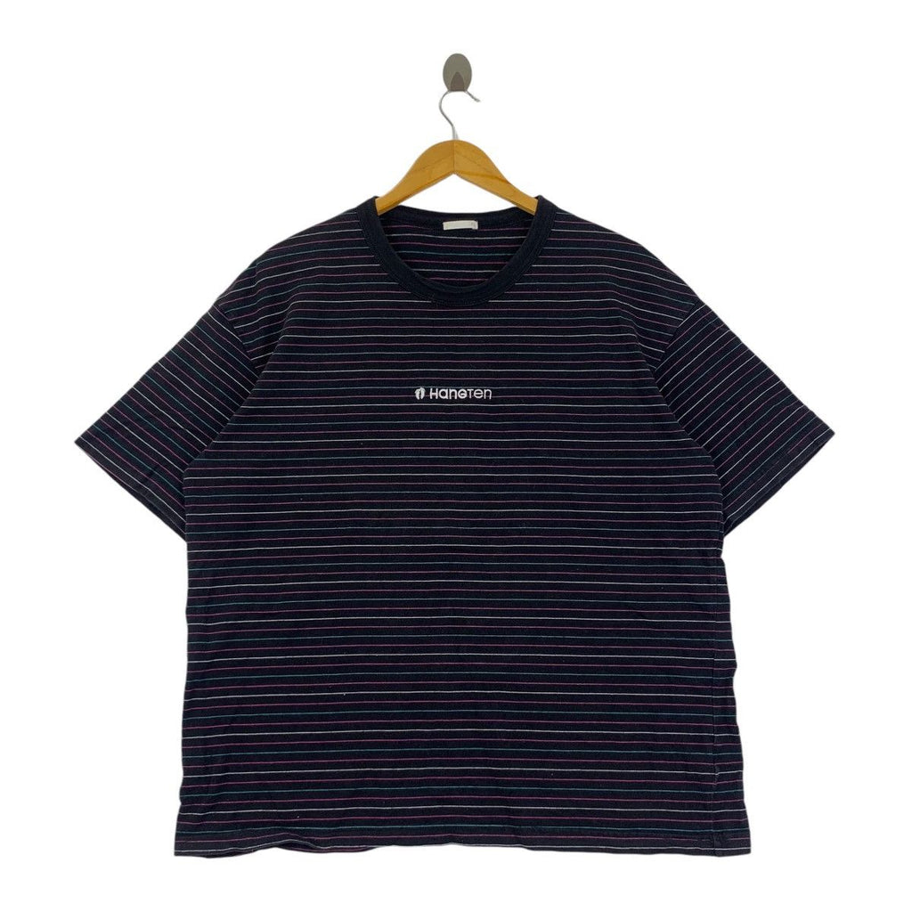 GU JAPAN x HANG TEN Hawaii Baggy Oversized Tee Shirt Top Striped