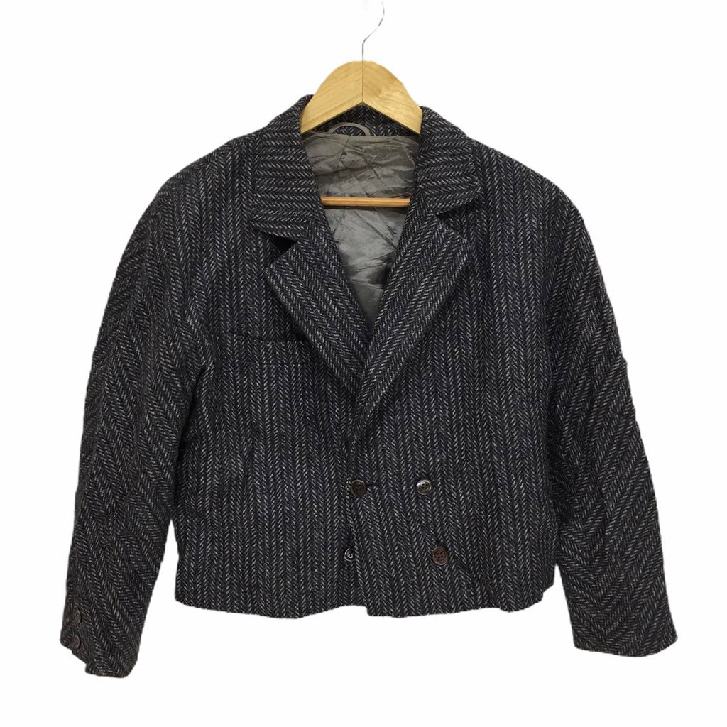 Vintage LANA ITALY Made In Italy 2 Buttons Blazer Jacket Sport Coat Striped Pocket