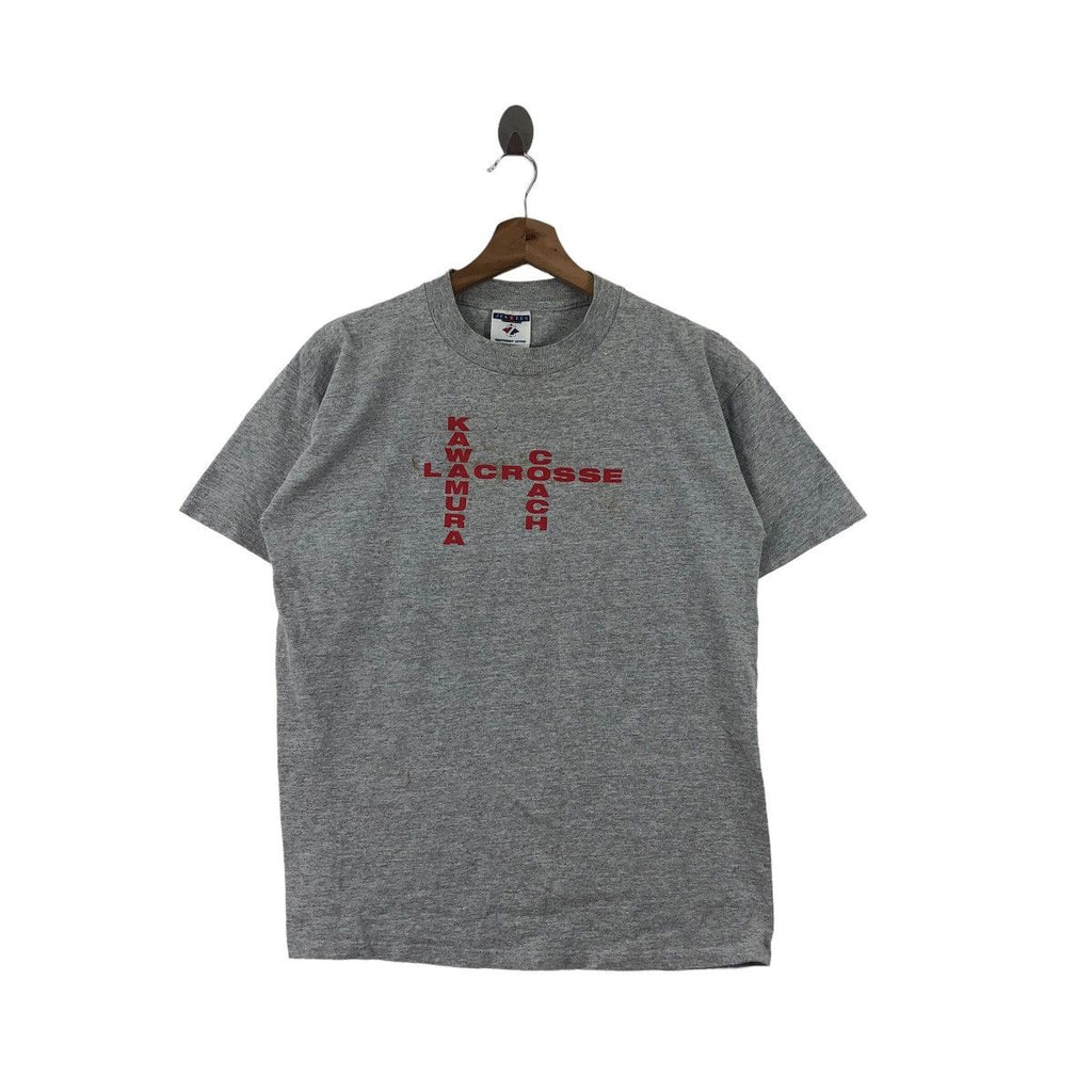 Vintage KAWAMURA LACROSSE COACH Jalan Tee Shirt Top Athletic