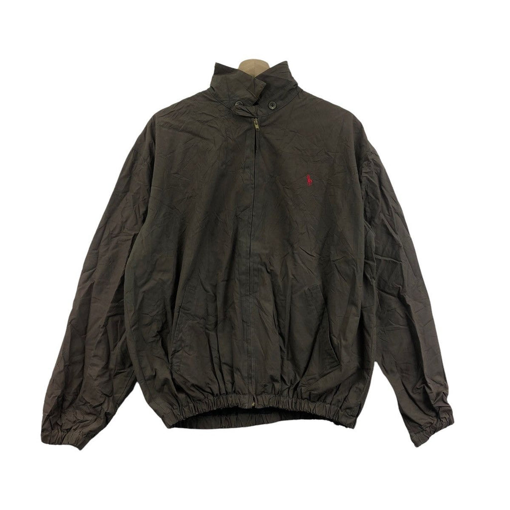 Vintage 90’ POLO RALPH LAUREN Small Pony Harrington Distress Jacket Lo Life Tartan Lining