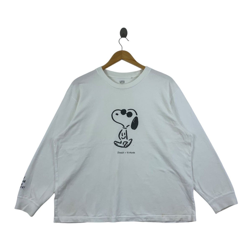 UNIQLO x YU NAGABA x PEANUTS Comic Strip Tee Shirt Top Cartoon Snoopy