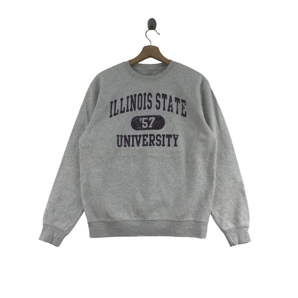 Vintage US COLLEGE ILLINOIS STATE UNIVERSITY Sweatshirt Pullover Jumper Sweater