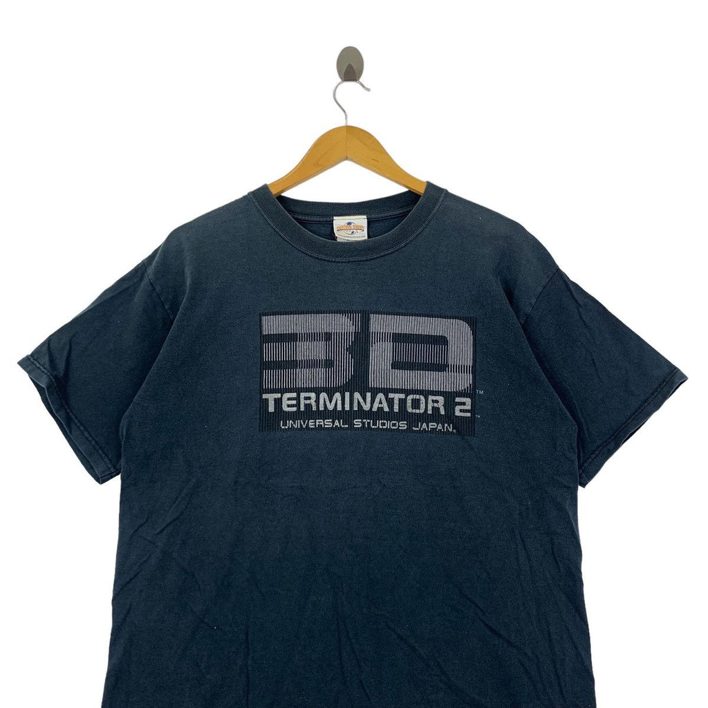 Vintage UNIVERSAL STUDIOS JAPAN Terminator 2 Tee Shirt Top Themepark