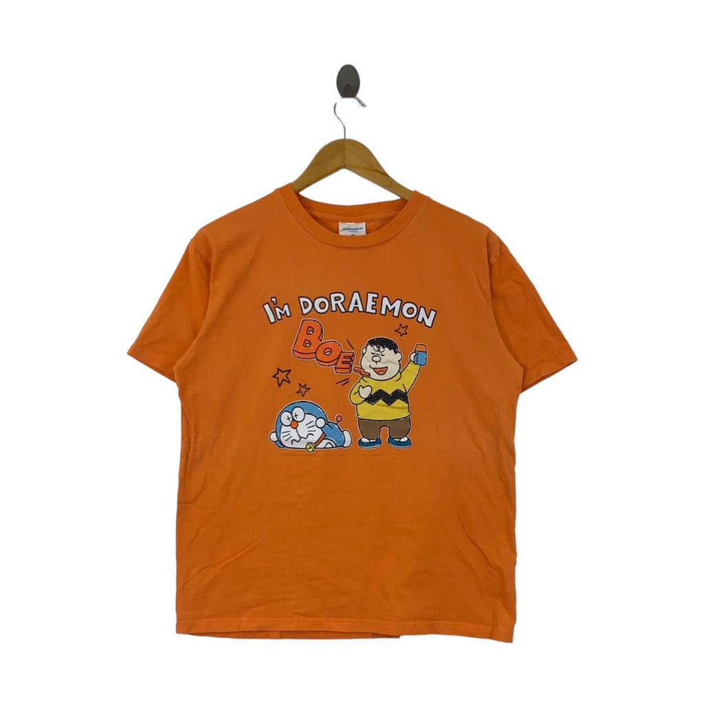 MOVIE DORAEMON GIAN BOE Singing Cartoon Tee Shirt Top Japanese Manga