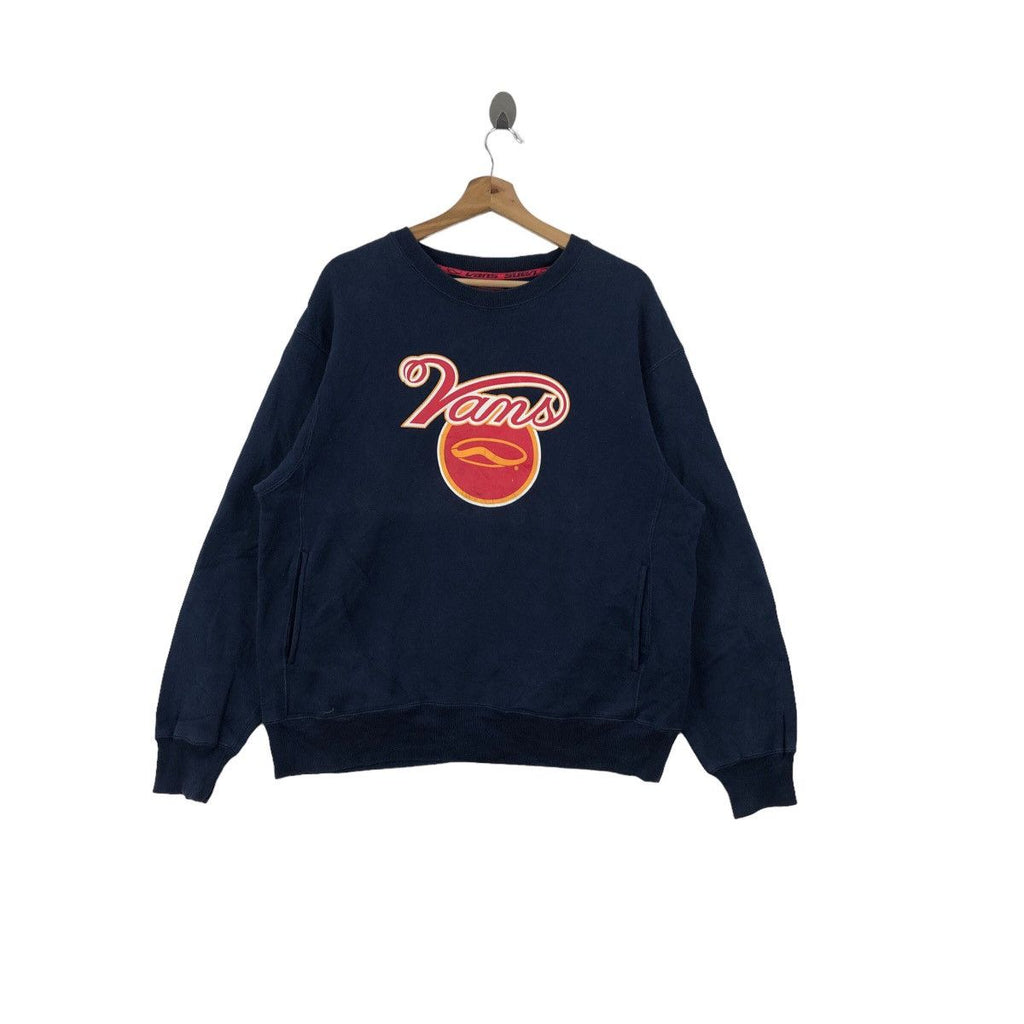 Vintage VANS OFF THE WALL Skateboard Form Line Sweatshirt Sweater Crewneck Pullover Jumper