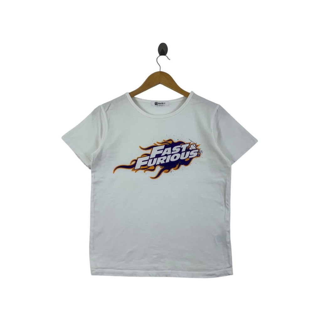 FAST &amp; FURIOUS x TOPVALU Movie Collection Tribal Tee Shirt Top Flame Drag Racing