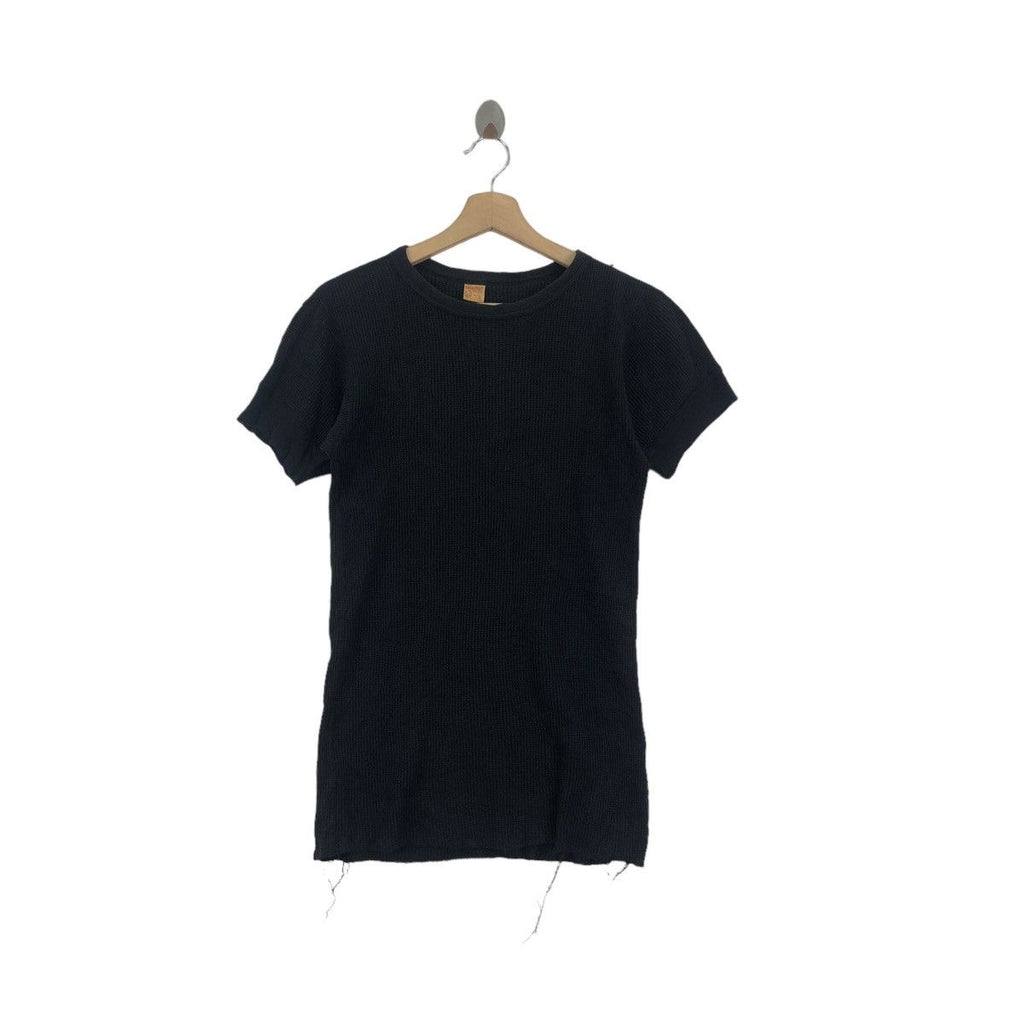 Vtg THE REAL MCCOY’S Ballpark Joe Knitwear Tee Shirt Minimalist Boro Design