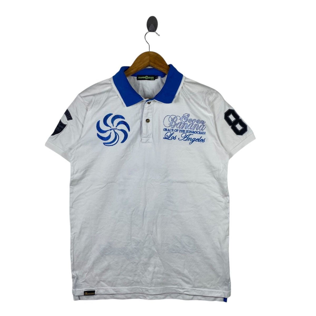 BANANA SEVEN SURF Grace Of The Sun Blink Polo Tee Shirt Top Los Angeles