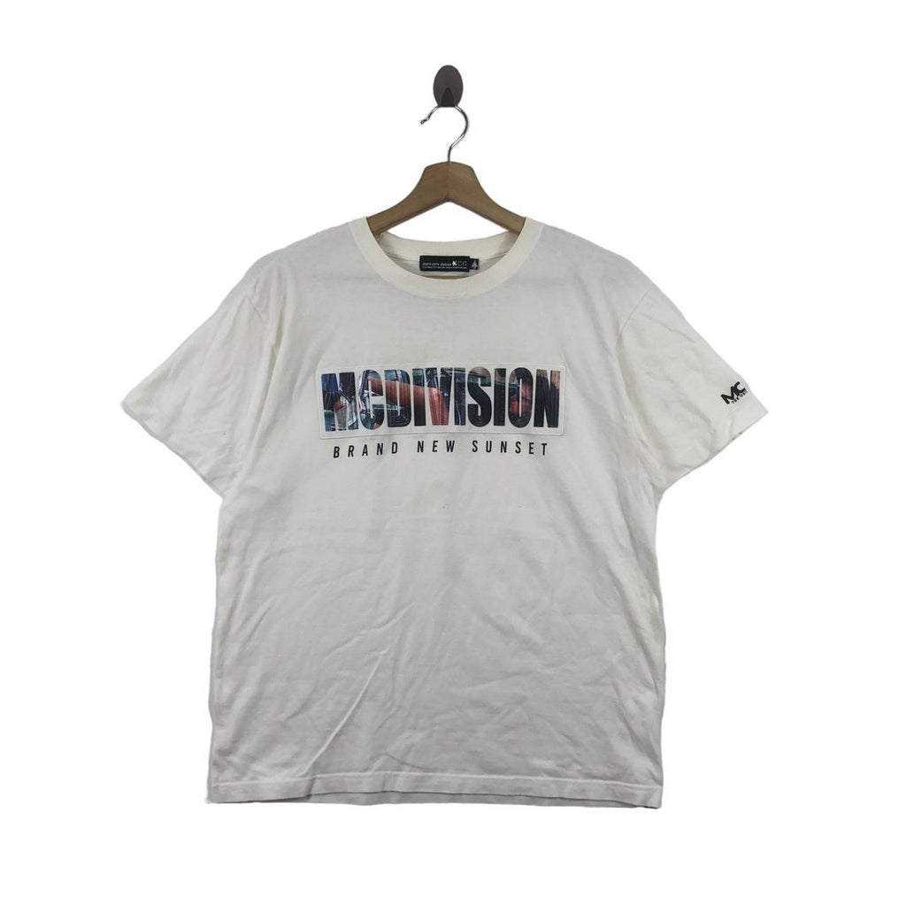 MCD JAPAN More Core Division Embossed Logo Tee Shirt Top Brand New Sunset
