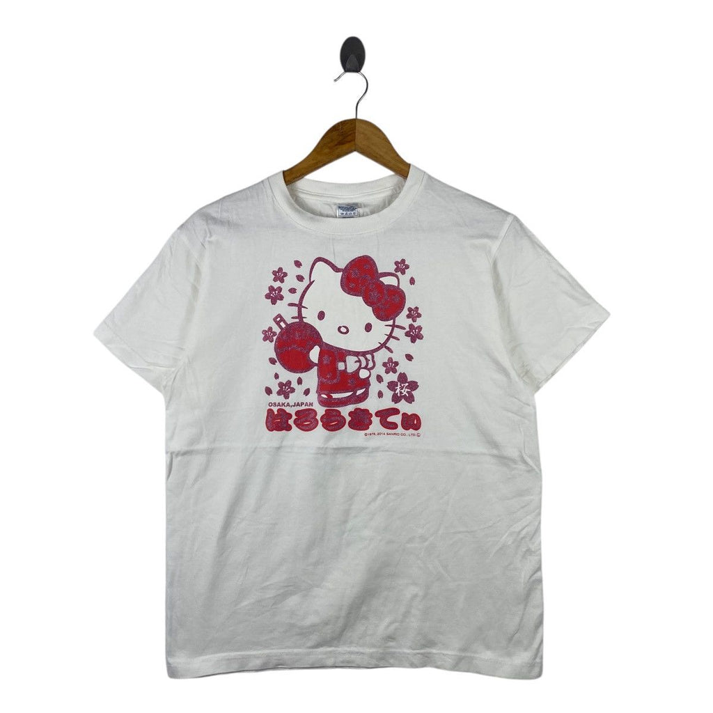 HELLO KITTY ANIME 2014 Collection Kimono Osaka Tee Shirt Top Sanrio Cartoon