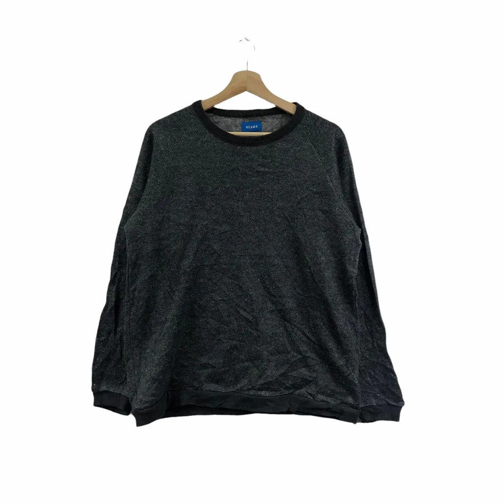 Vintage BEAMS PLUS JAPAN Minimalist Design Sweatshirt Sweater Pullover Jumper