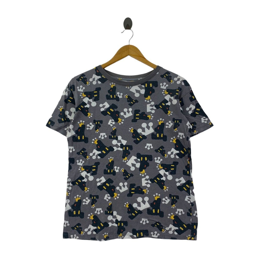 UNIQLO x DICK BRUNA Black Bear Over Print Cartoon Tee Shirt Top AOP Monogram