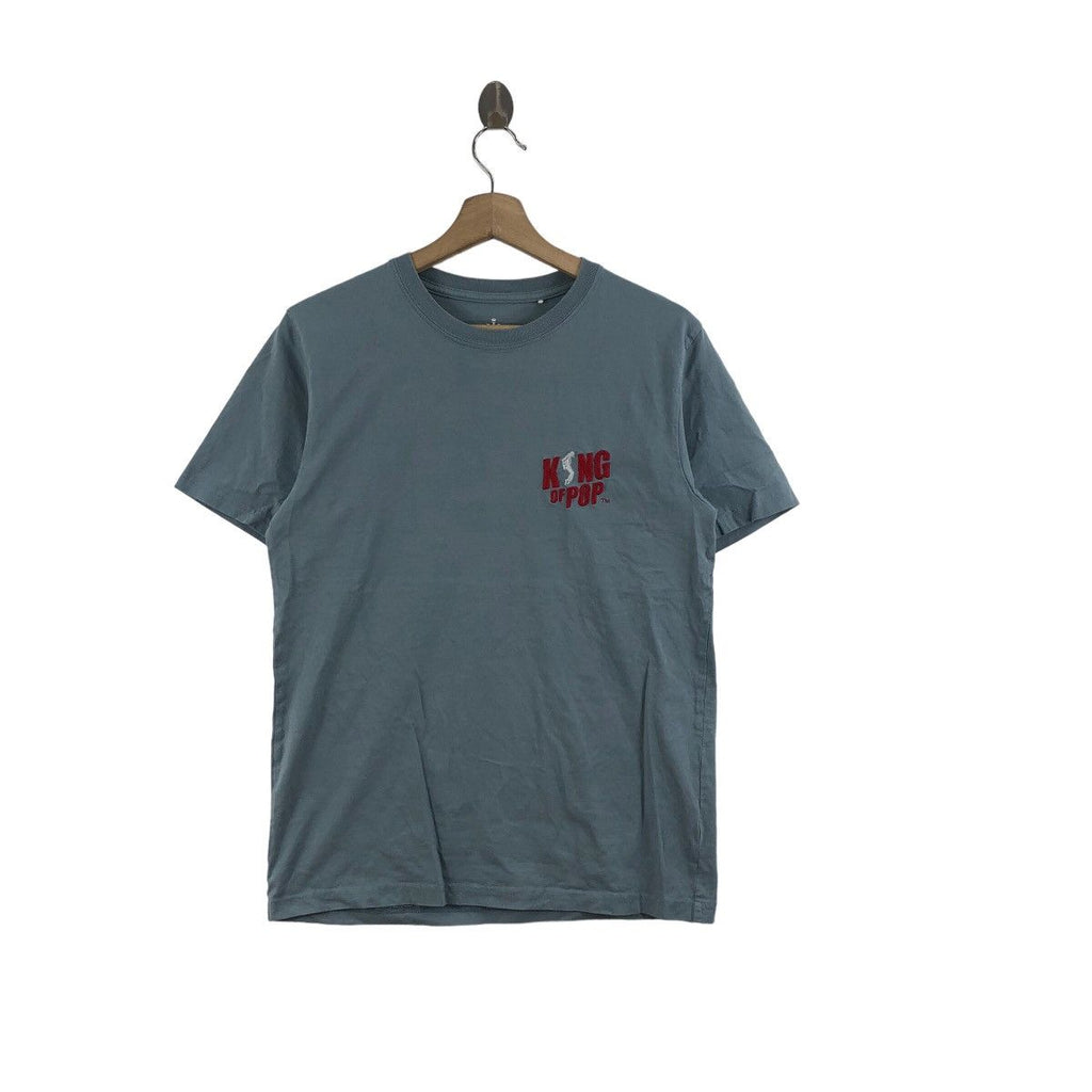 GU JAPAN x MICHAEL JACKSON King Of Pop Embossed Tee Shirt Top Music Rap R&B