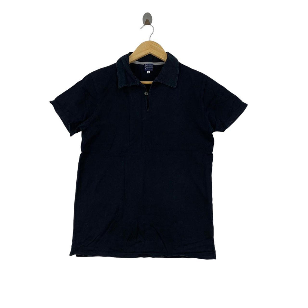 Vintage TAKEO KIKUCHI JAPAN Minimalist Design Polo Tee Shirt Top Plain