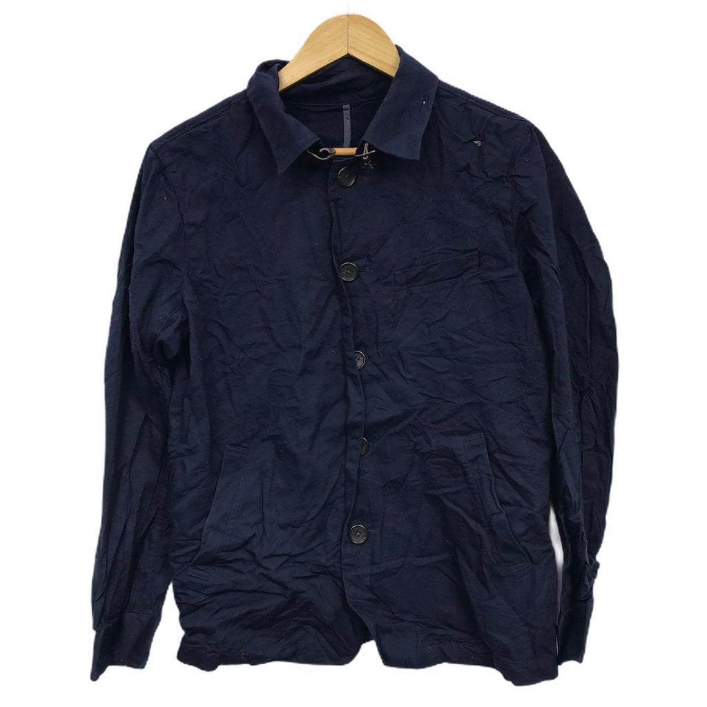 Vintage SHIPS JAPAN Designer Blue Shirt Long Sleeve Button Jet Blue