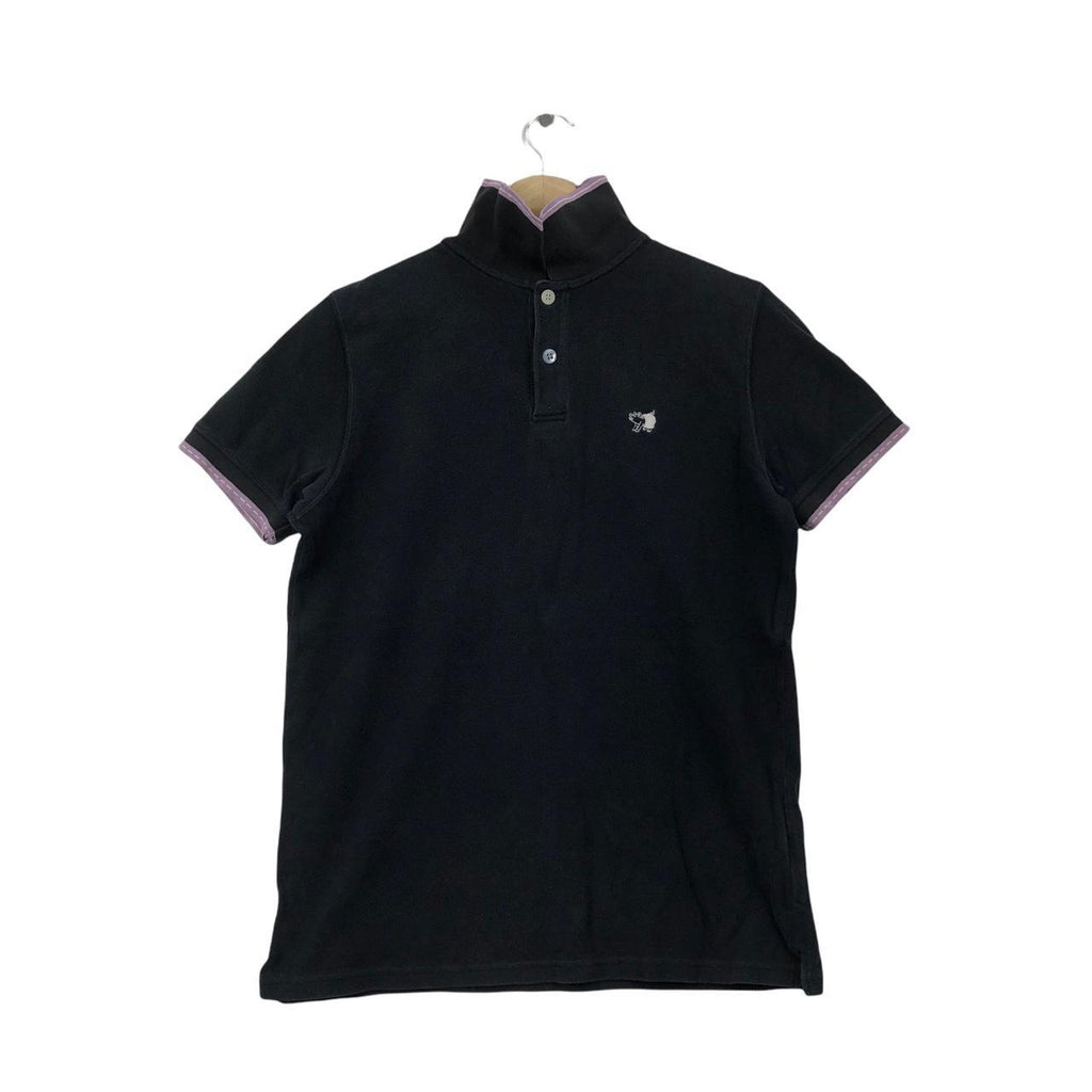 Vtg STUDIO D’ARTISAN JAPANESE Denim Polo Tee Shirt Minimalist Design