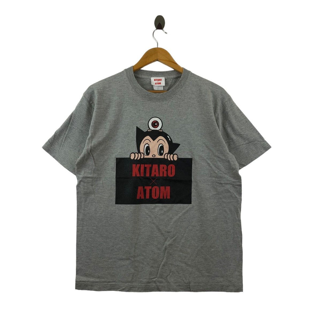 ASTRO BOY ATOM x GEGEGE KITARO Mighty Tezuka Anime Tee Shirt Mizuki Tezuka