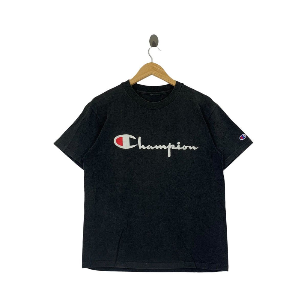 Vintage CHAMPION USA SPORTSWEAR Center Logo Tee Shirt Top Embossed