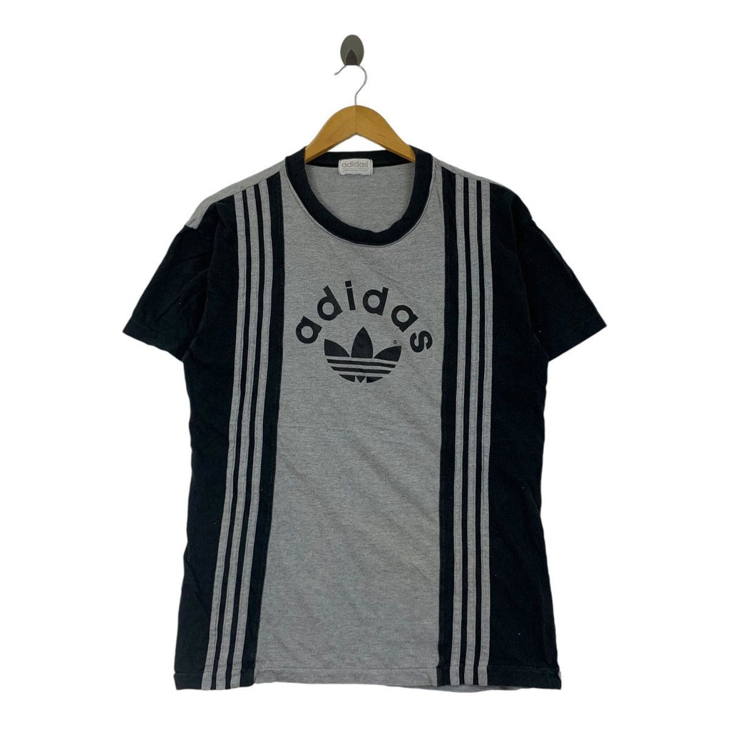 Vintage 80’ ADIDAS ORIGINALS x DESCENTE Trefoil Tee Shirt Top Printed Logo