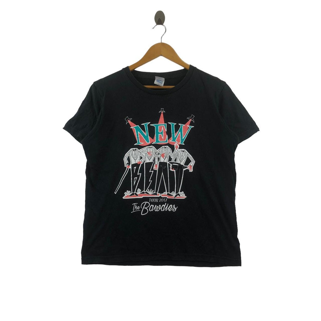 THE BAWDIES New Beat Tour  2017 Japan Rock Band Tee Shirt Album Promo