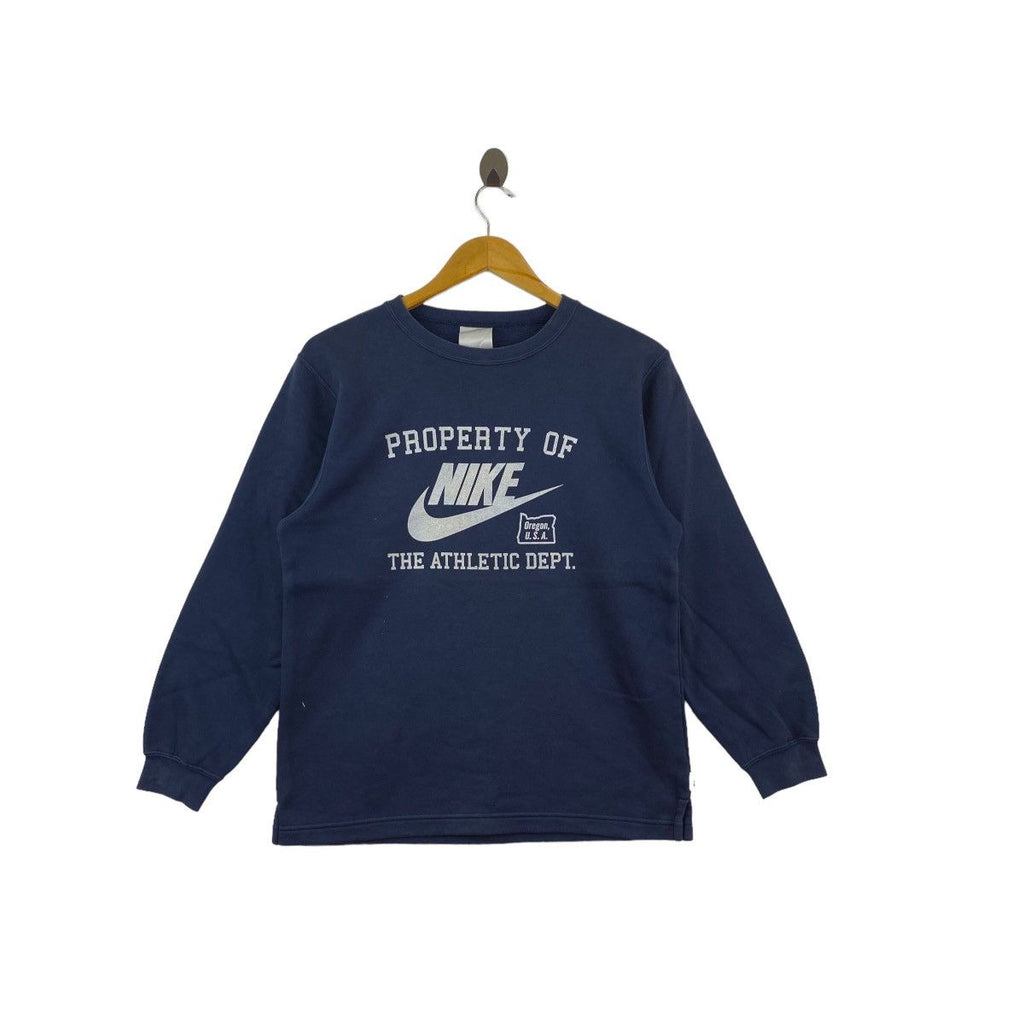 Vintage NIKE SWOOSH Logo Athletic Dept Oregon Sweatshirt Sweater Pullover Jumper