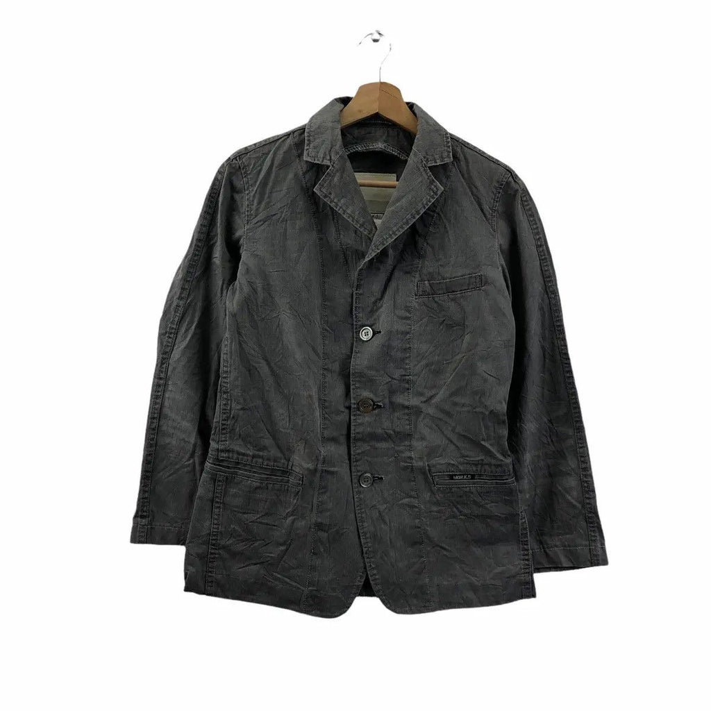 Vintage MOR.K.S HIROYUKI NAKAMURA Denim Jacket Jeans Cotton Made In Japan