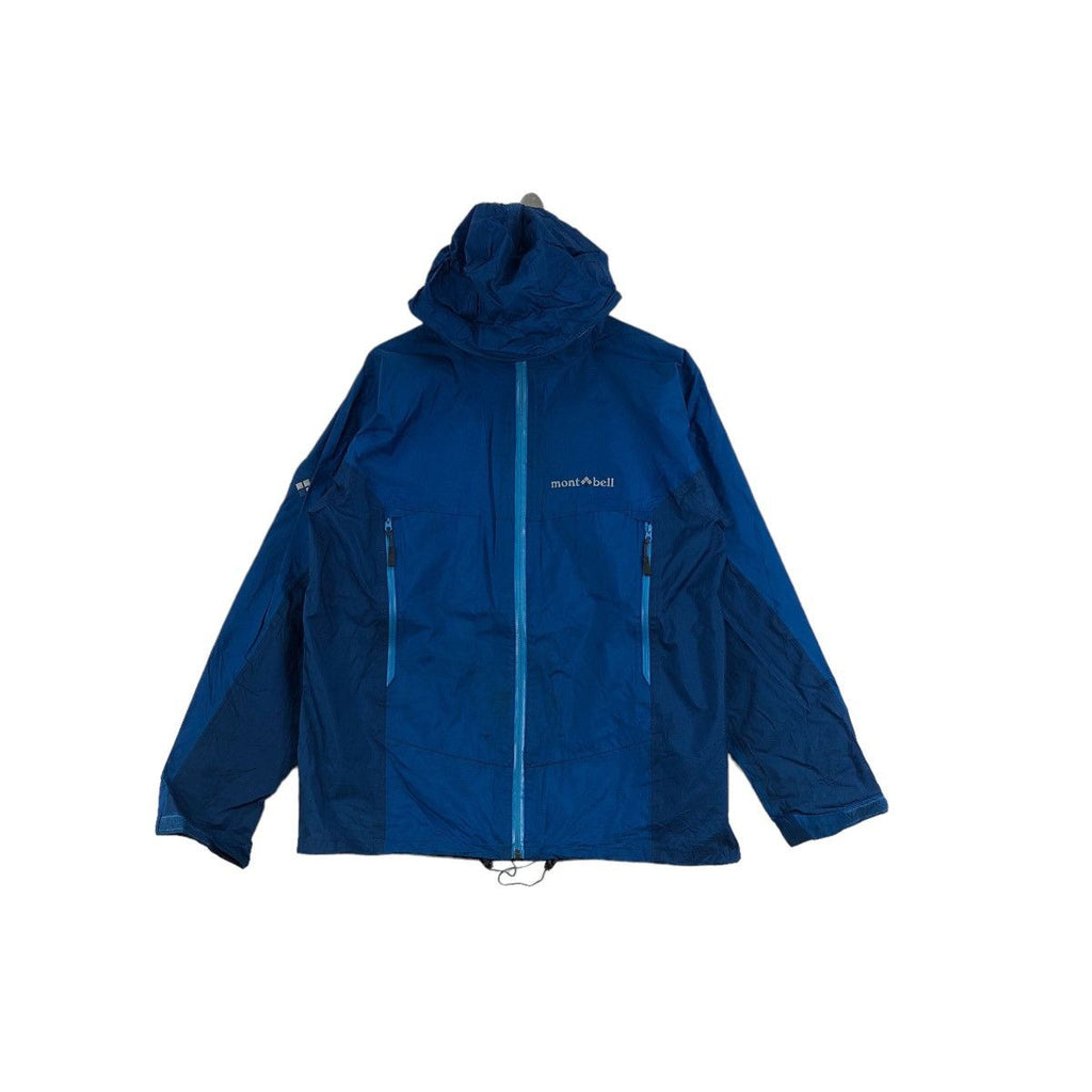 Vintage MONTBELL JAPAN Water Repellent Outdoor Jacket Hoodie Windbreaker