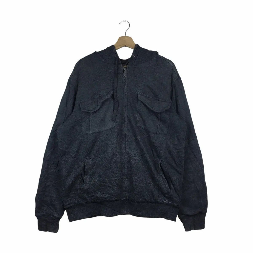 Vintage O’NEILL SURFING SKATE Hawaii Minimalist Design Hoodie Windbreaker Surf Beach