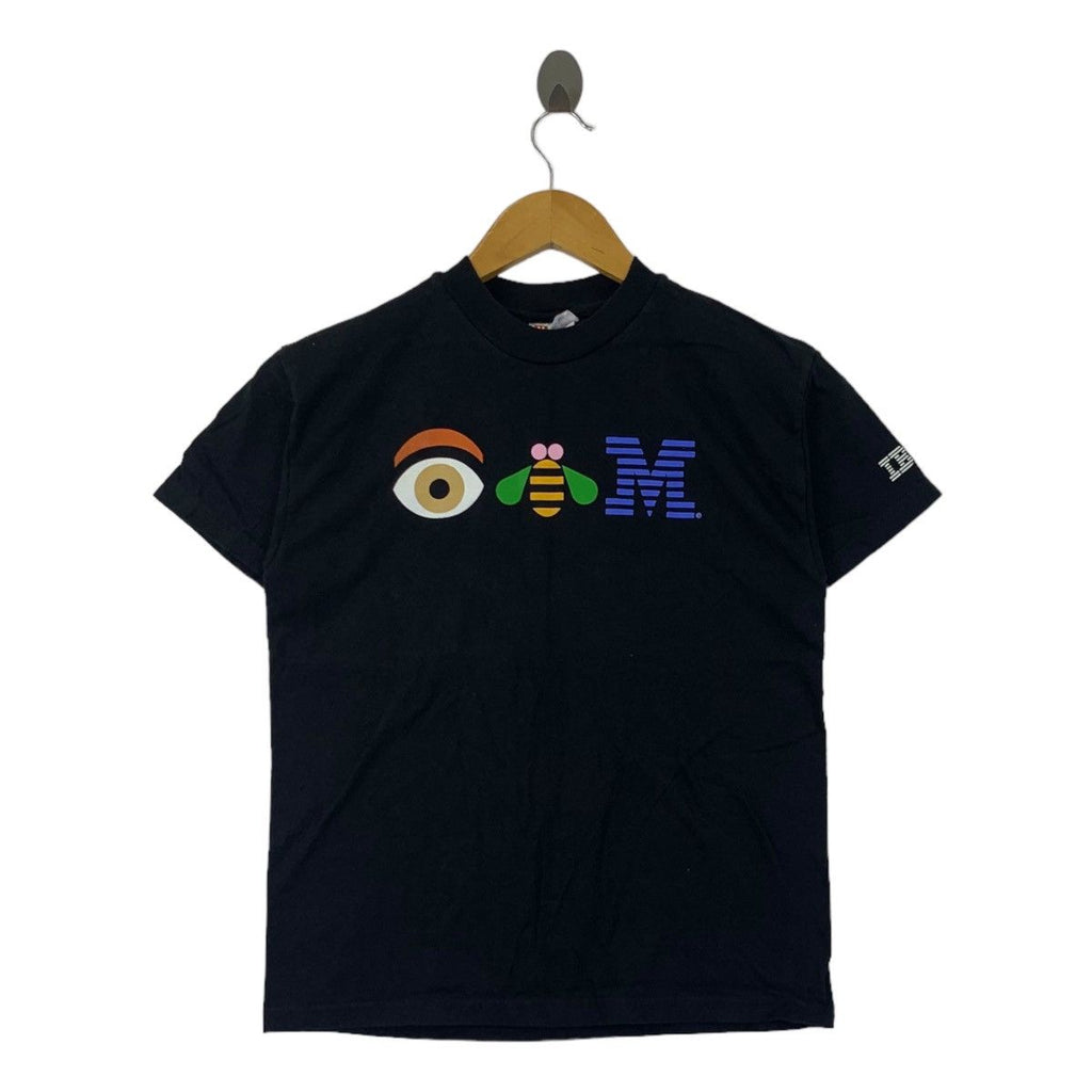 Vintage 90’ IBM COMPUTER TECHNOLOGY Eye Bee Tee Shirt Top Silicon Valley Genius