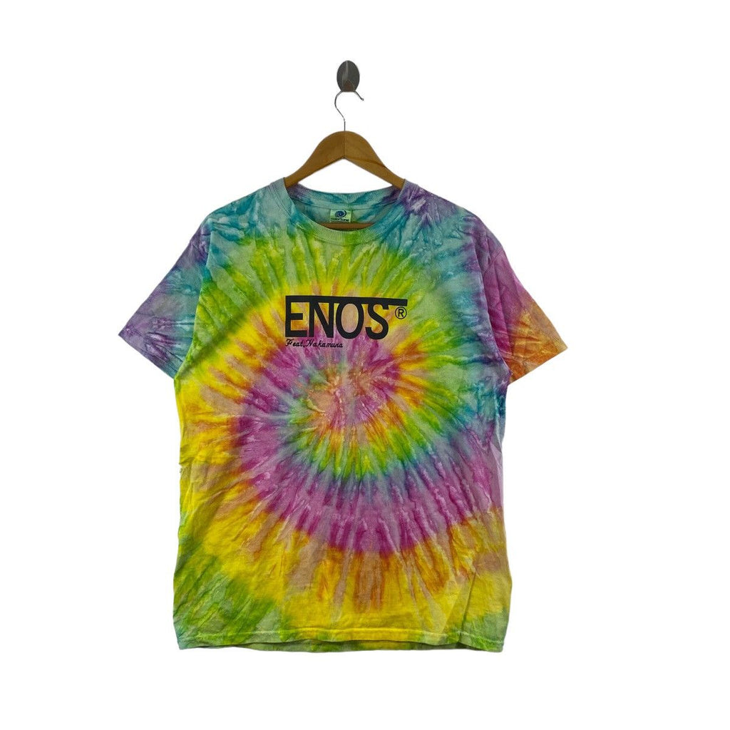 ENOS ISANG PLANETA Feat Nakamura Tie Dye Tee Shirt Top Promo Album Tour Live