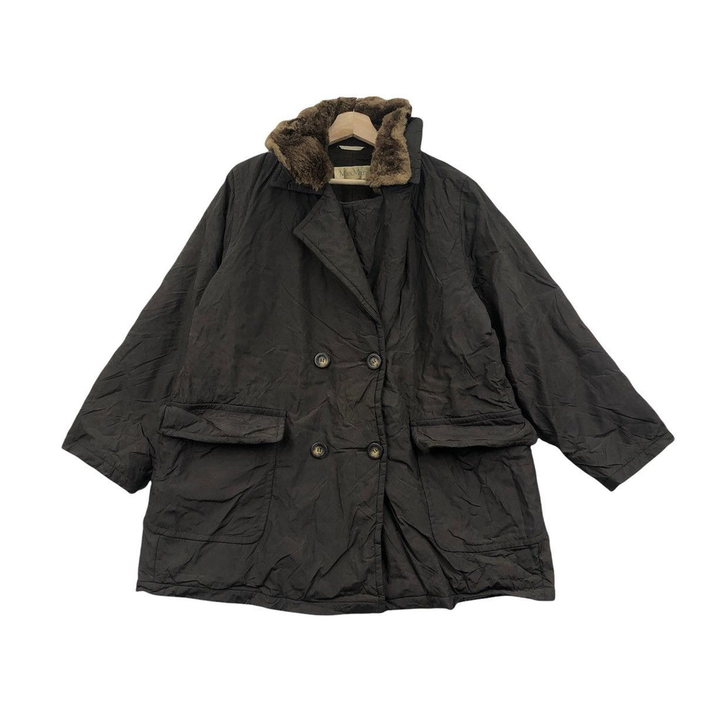 Vintage MAX MARA Made In Italy Double Breasted Trench Coat Parka Windbreaker Peacoat