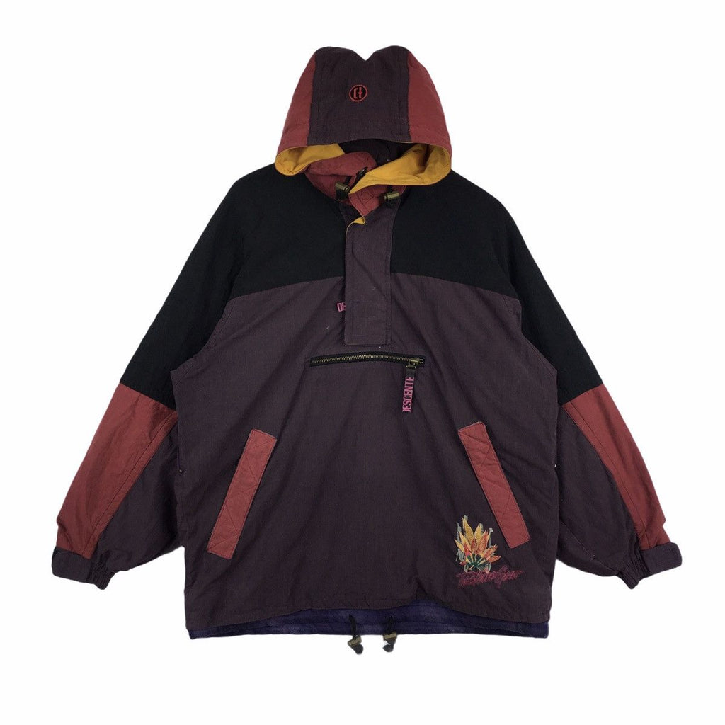 Vintage DESCENTE JAPAN Ski Techno Gear Winter Outdoor Hiking Puffer Heavy Jacket Windbreaker Raincoat