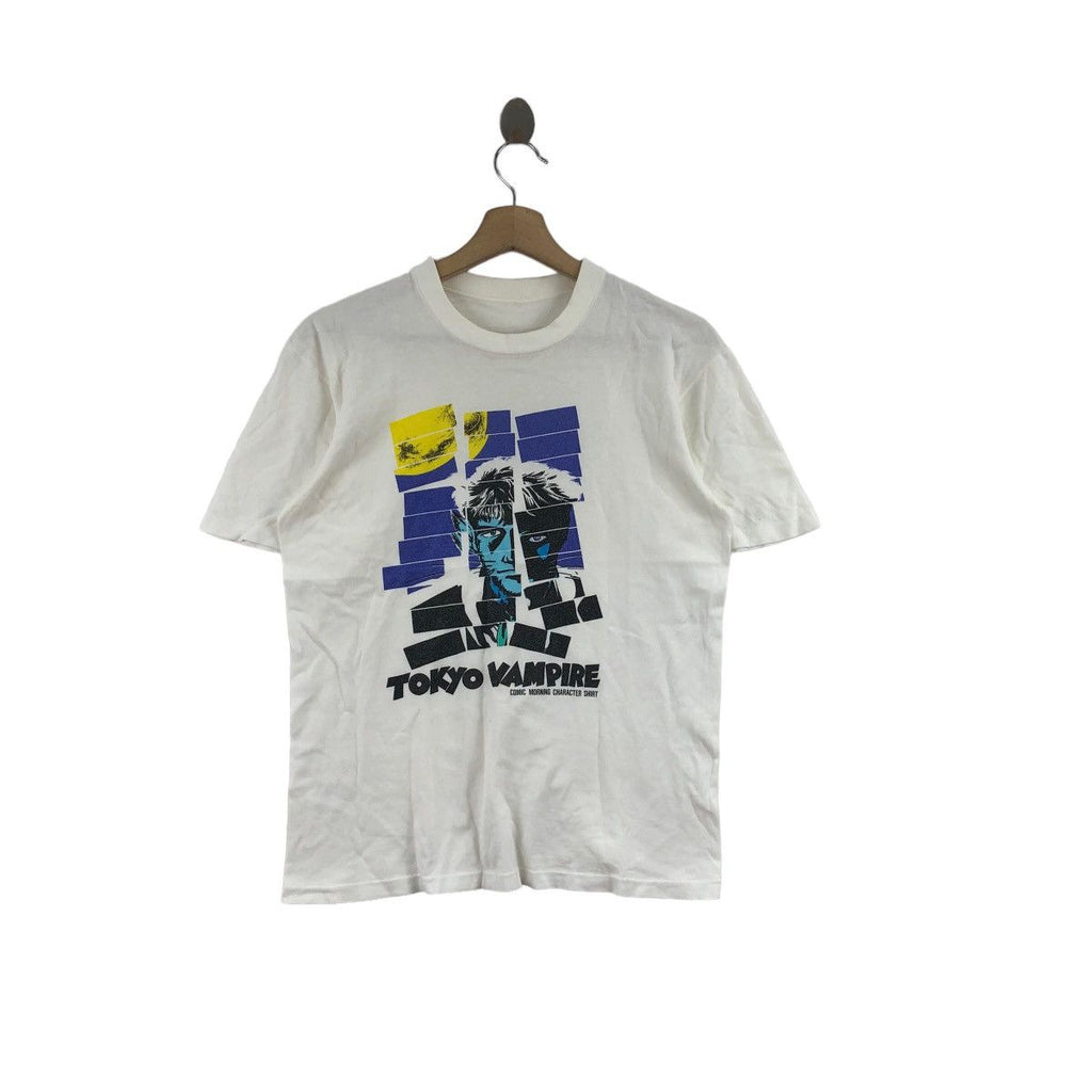 Vintage 1987 TOKYO VAMPIRE MORNING KC KODANSHA Tee Shirt Manga Anime Hanako Mejiro