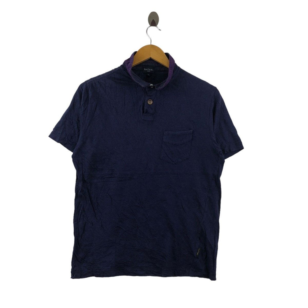 Vintage PAUL SMITH LONDON Jeans Collection Striped Polo Tee Shirt